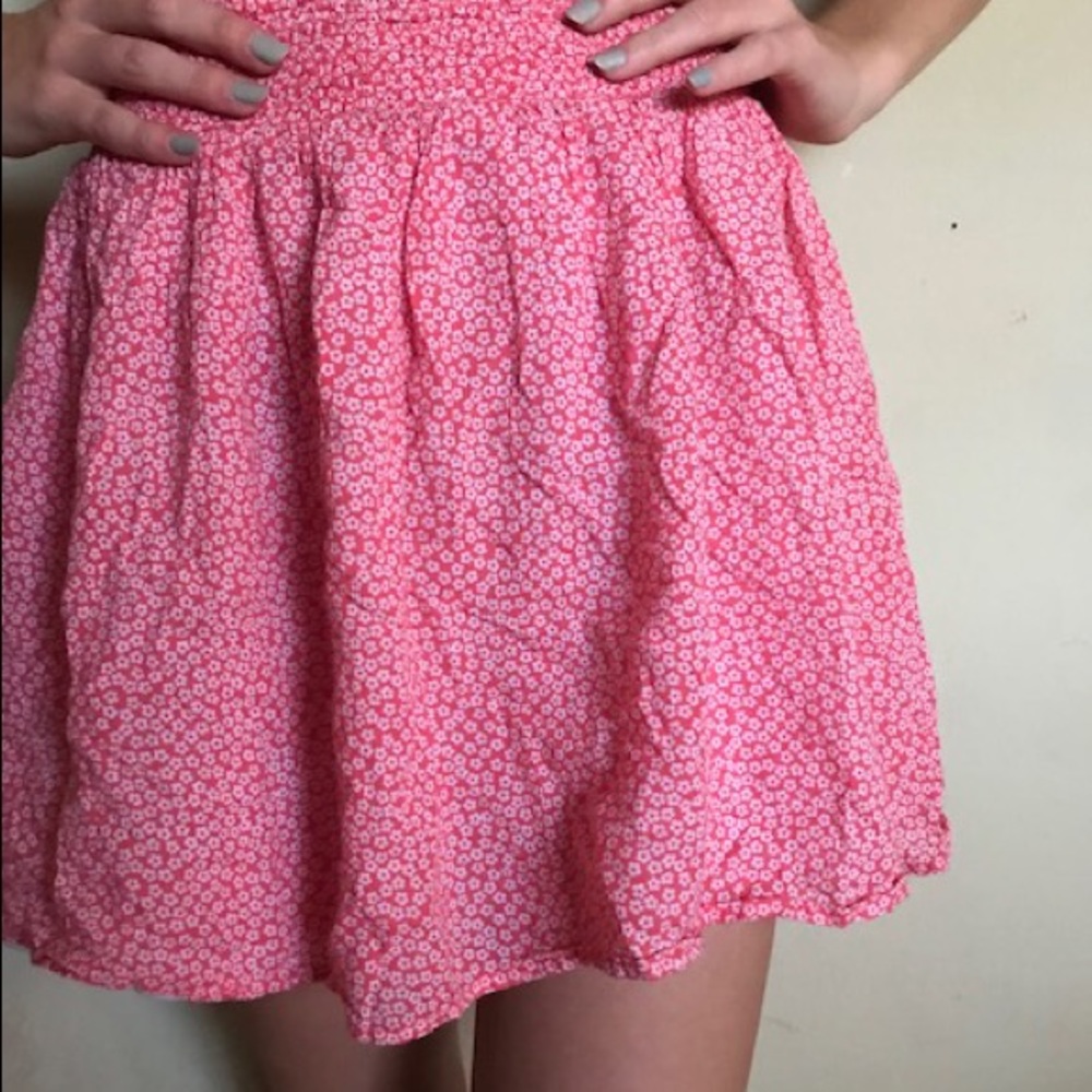 OLD NAVY Cute Spring Pink Floral Skirt